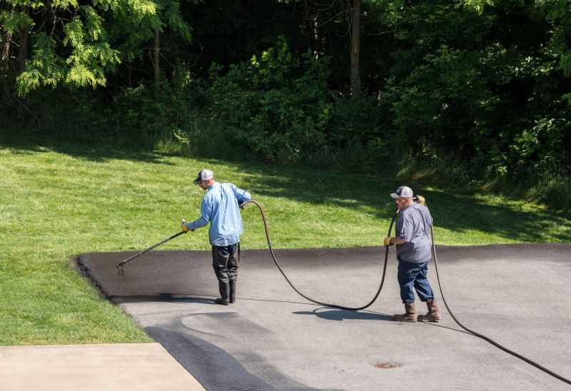 Sealcoating in Progress